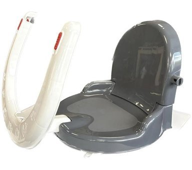 Baby Plus Eco Alüminyum - Plastik 15 kg Kapasiteli Tekerleksiz Sandalye Üstü Oturaklı Katlanır Portatif Mama Sandelyesi Çok Renkli