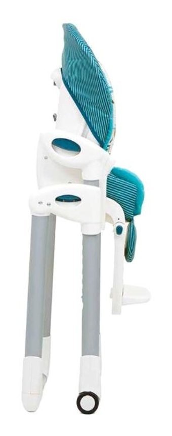 Joie Multiply Alüminyum - Plastik 5 Noktalı Emniyet Kemeri 15 kg Kapasiteli Tekerleksiz Tepsili Oturaklı Yükselticili Katlanır Portatif Mama Sandelyesi Tropical Paradise