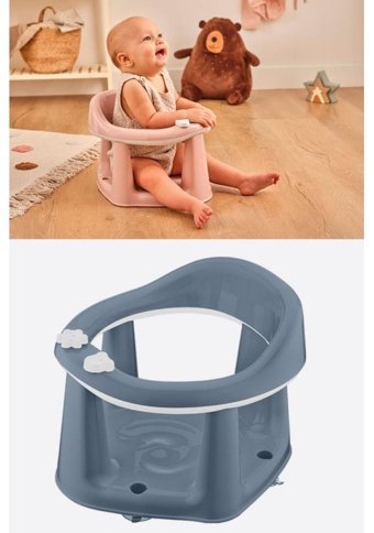 Flosoft Plastik 13 kg Kapasiteli Tekerleksiz Oturaklı Mama Sandelyesi Mavi