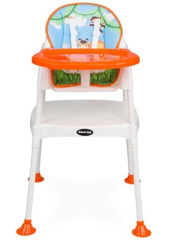 Maxi Taxi Baby Feeding Plastik 5 Noktalı Emniyet Kemeri 15 kg Kapasiteli Tekerleksiz Tepsili Oturaklı Yükselticili Portatif Mama Sandelyesi Gri