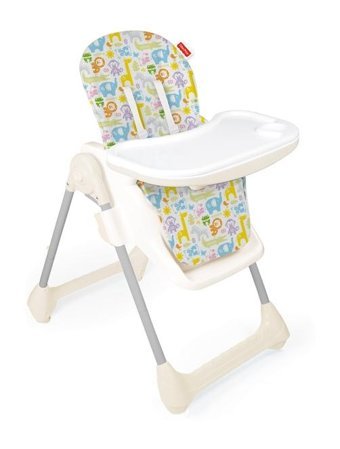Fisher-Price 1830 Alüminyum - Plastik 15 kg Kapasiteli Tekerlekli Tepsili Oturaklı Yükselticili Katlanır Portatif Mama Sandelyesi Çok Renkli