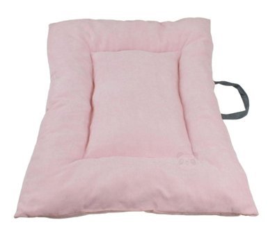 Pandogo Yıkanabilir Tek Fonksiyonlu 90x70 cm Minder Kedi Yatağı Pembe