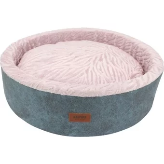 Lepus Yıkanabilir Tek Fonksiyonlu 50x17 cm Simit Kedi Yatağı Mavi