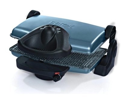 Sarex Sr3400 6 Dilim Granit Çıkartılabilir Plaka Çift Taraflı 1800 W Izgaralı Mavi Tost Makinesi