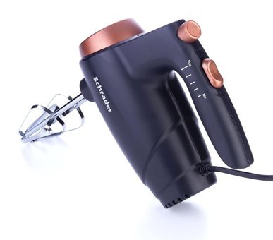 Schrader ER-1527 500 W Çırpıcılı Siyah El Mikseri