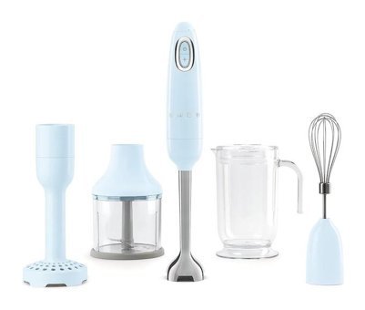 Smeg HBF02PBEU 700 W Çırpıcılı Mavi El Mikseri Seti