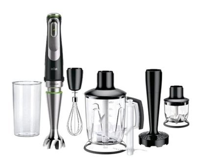 Braun MultiQuick 9 MQ9147X 1200 W Çırpıcılı Siyah El Mikseri Seti