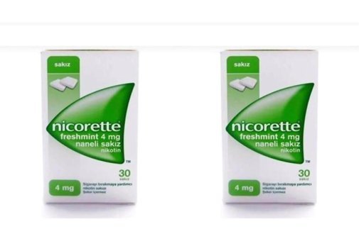 Johnson Nicorette Naneli Sakız 30'lu 2 Adet
