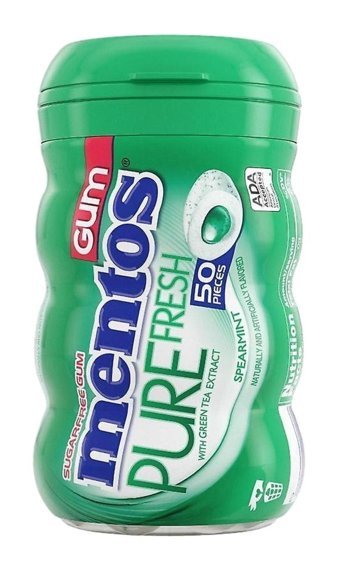 Mentos Pure Fresh Yeşil Naneli Sakız 4 Adet