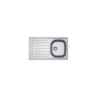 Franke Oll 611 345 mm Damlalıklı Tezgah Üstü Tek Gözlü Dikdörtgen Sol Paslanmaz Çelik Eviye İnox