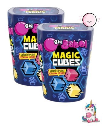 Big Babol Magic Cubes Bottle Meyveli Sakız 2 Adet