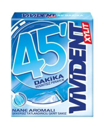 Vivident Şerit 45 Dakika Naneli Sakız 5 Adet