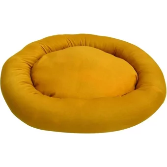 Bio Yıkanabilir Tek Fonksiyonlu 50 cm Minder Kedi Yatağı Sarı