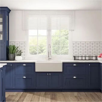 Bocchi Lavello 1138-001-0120-03 760 mm Damlalıksız Çok Yönlü Tek Gözlü Dikdörtgen Orta Seramik Eviye Parlak Beyaz