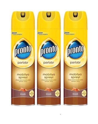 Pronto Mobilya Spreyi Ahşap Temizleyici 3x300 ml