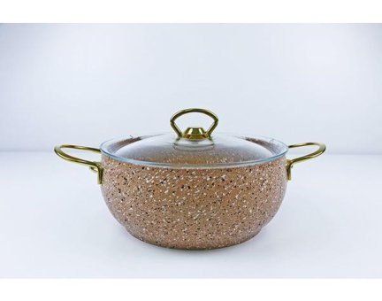 Evita Eco Gold 2 Parça 20 cm Granit Derin Tencere