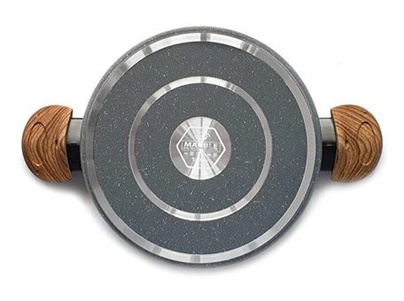 Leydi Marble Natura 2 Parça 16 cm Alüminyum Tencere