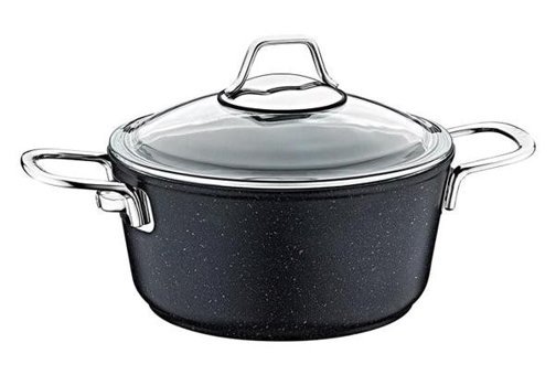 Olika Siyah İnci 2 Parça 24 cm Granit Tencere