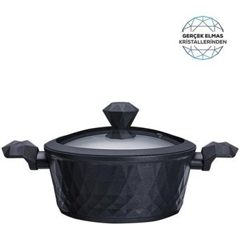 Karaca Biodiamond 2 Parça 24 cm Granit Tencere