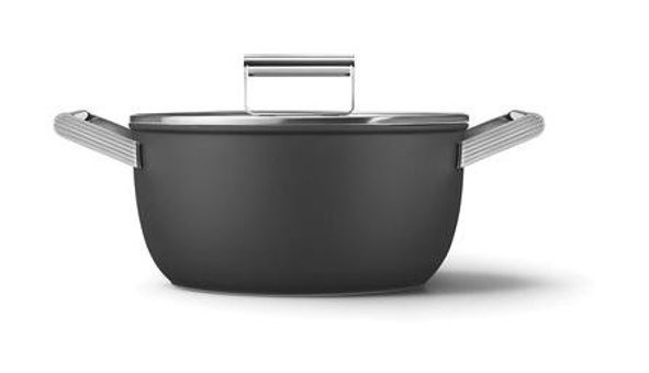 Smeg Cookware 50's Style 2 Parça 26 cm Çelik Tencere