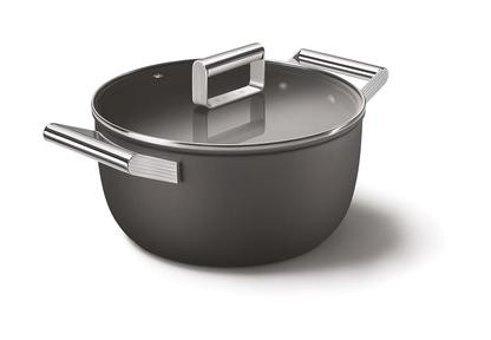 Smeg Cookware 50's Style 2 Parça 26 cm Çelik Tencere
