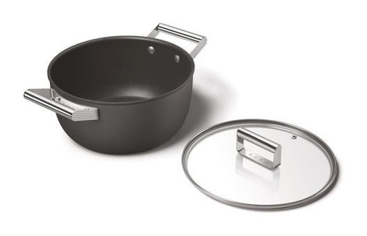Smeg Cookware 50's Style 2 Parça 26 cm Çelik Tencere
