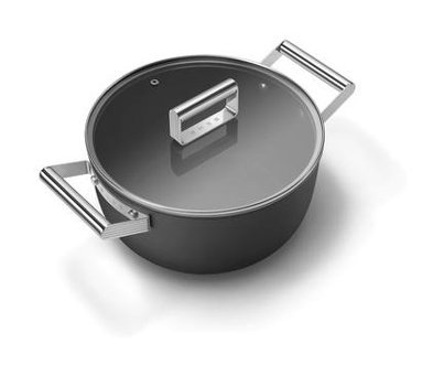 Smeg Cookware 50's Style 2 Parça 26 cm Çelik Tencere