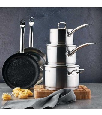 Korkmaz Proline 2 Parça 16 cm Granit Derin Tencere