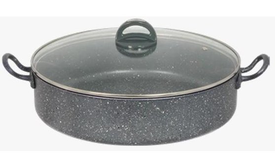 Alkar EB434 2 Parça 34 cm Granit Basık Tencere