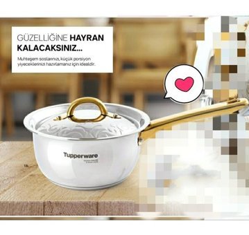 Tupperware Gold 1 Parça Paslanmaz Çelik Tencere