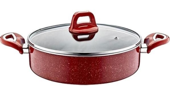 Kahramanlar 4303 2 Parça 20 cm Teflon Basık Tencere