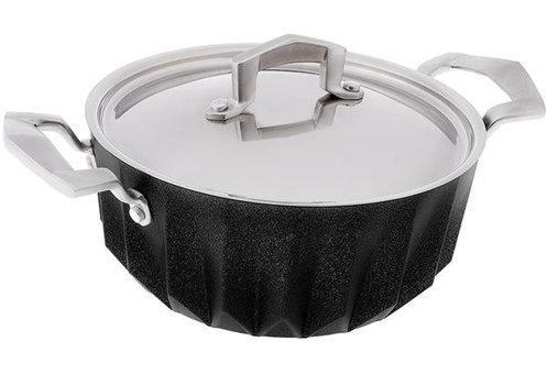 Emsan Diagon 2 Parça 24 cm Granit Derin Tencere