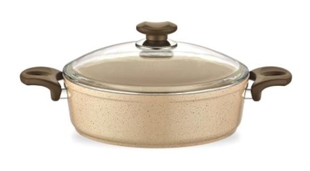 Gülsan Safran 2 Parça 24 cm Granit Basık Tencere