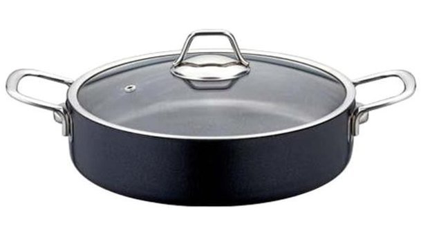 Evimsaray Zest Gusto 2 Parça 34 cm Granit Basık Tencere