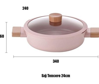 Neoflam Blossom 2 Parça 24 cm Çelik Tencere