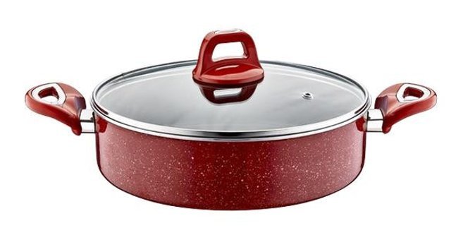 Kahramanlar KAH3149 2 Parça 24 cm Teflon Basık Tencere