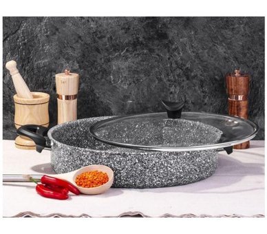 Taç Ultra 2 Parça 22 cm Çelik Basık Tencere