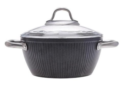 Emsan Sansa 2 Parça 22 cm Granit Derin Tencere