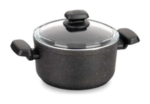 Korkmaz A1342 2 Parça 24 cm Döküm - Granit Tencere