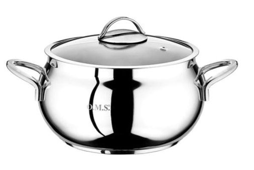 O.M.S 2 Parça 22 cm Teflon Derin Tencere