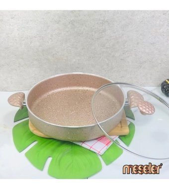 Meşeler 2 Parça 30 cm Teflon Basık Tencere
