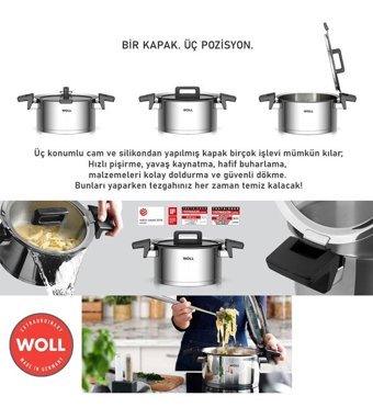 Woll Concept 2 Parça 24 cm Çelik Tencere