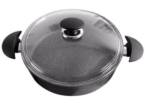 Porland Grena 2 Parça 20 cm Granit Basık Tencere