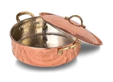 Turna Bakır No:1 2 Parça 34 cm Alüminyum Tencere