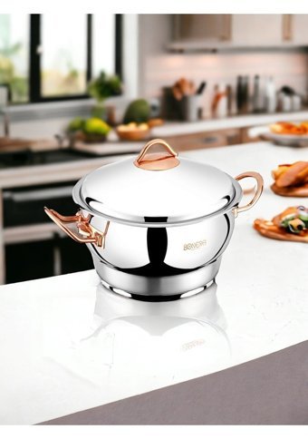 Girist Home Bonera 2 Parça 20 cm Paslanmaz Çelik Tencere