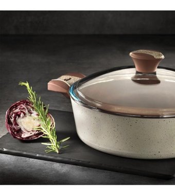Brioni ER-124 2 Parça 20 cm Alüminyum Basık Tencere
