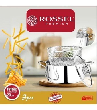 Rossel Premium Glory 2 Parça 20 cm Yanmaz-Yapışmaz Tencere