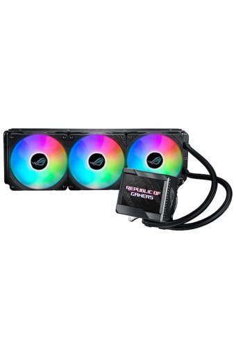 Asus ROG Ryujin II 360 Bakır Borulu Sessiz 4 Pin 3 Fanlı Sıvı Soğutmalı Masaüstü İşlemci Soğutucu