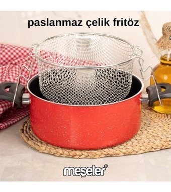 Meşeler 2 Parça 24 cm Teflon Tencere