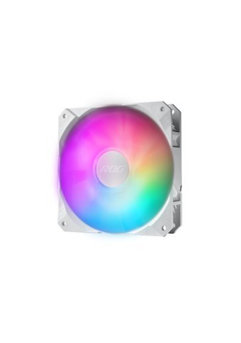 Asus ROG Strix LC II 240 White Edition Bakır Borulu Sessiz 4 Pin 2 Fanlı Sıvı Soğutmalı RGB Masaüstü İşlemci Soğutucu